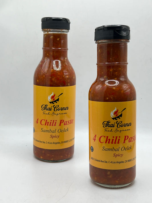 Thai Corner Food Express 4 Chili Paste Sambal Oelek - Spicy