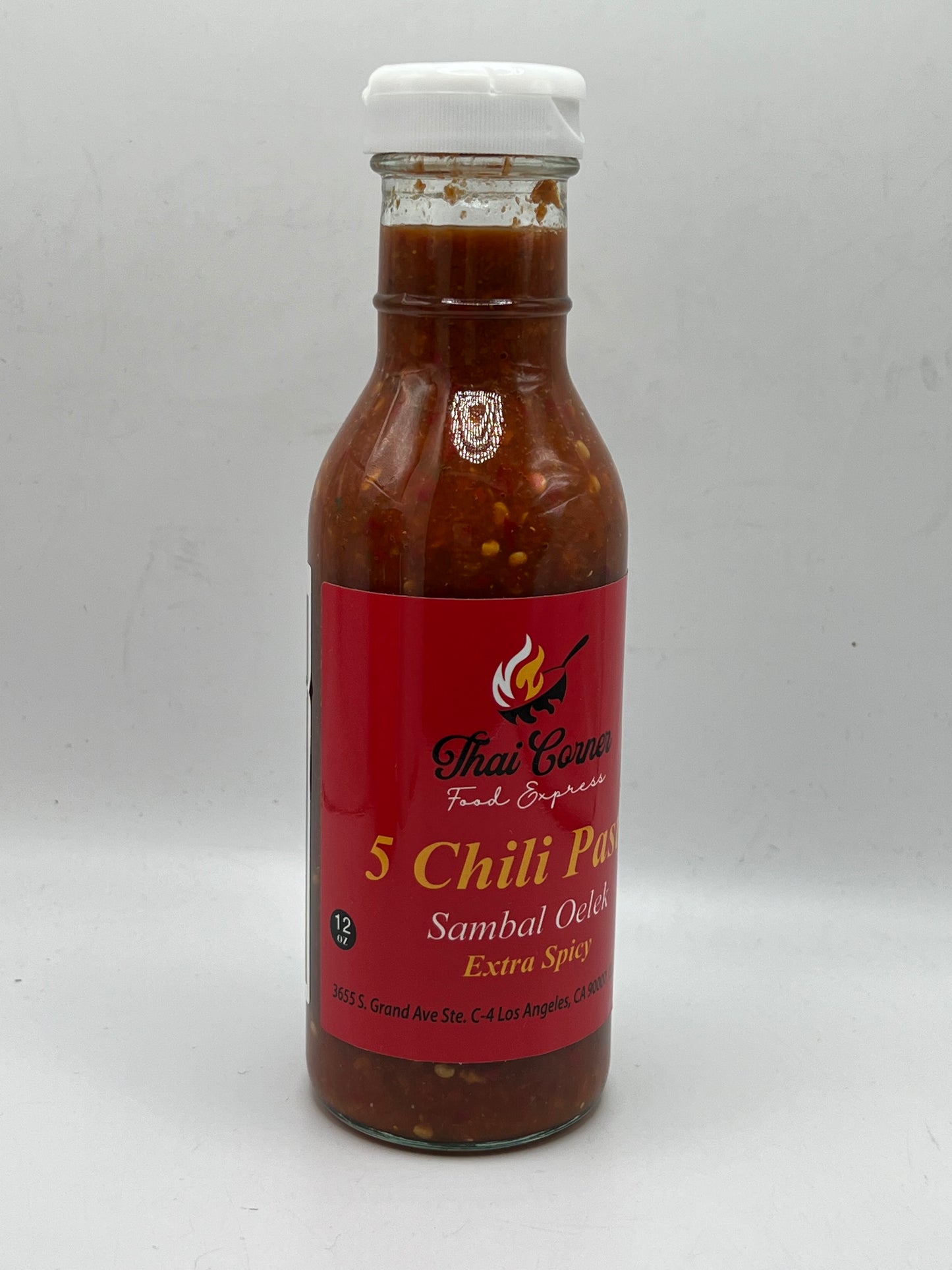 Thai Corner Food Express 5 Chili Paste Sambal Oelek - Extra Spicy